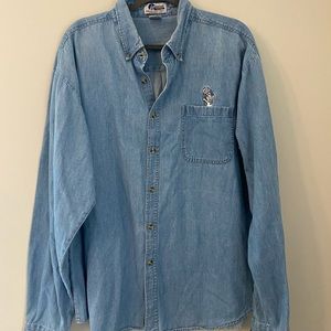2000 pillsbury dough boy denim shirt